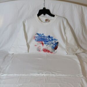 Sportsman's Warehouse Patriotic Deer T-Shirt Size 2XL‎